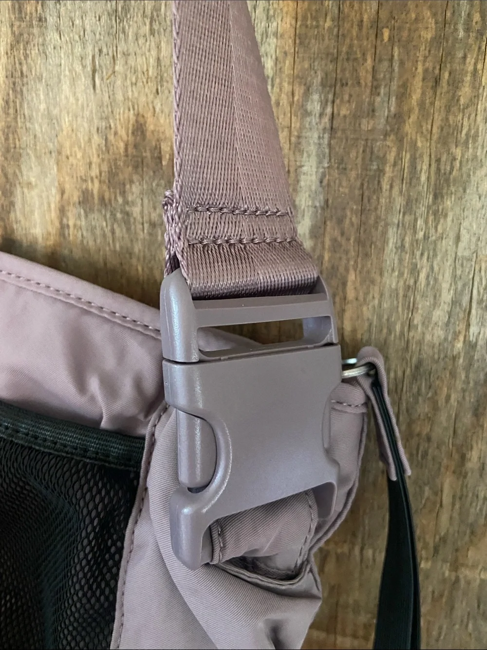 Athleta Mauve Crossbody Messenger Bag